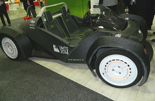 3D打印汽車亮相NAIAS北美國際汽車展